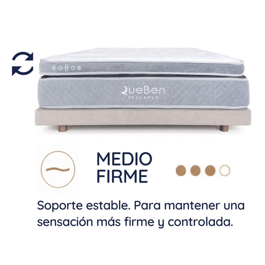 Configuración de firmeza medio firme