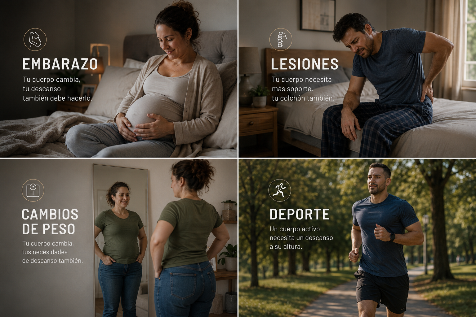 La vida cambia. Tu colchón también